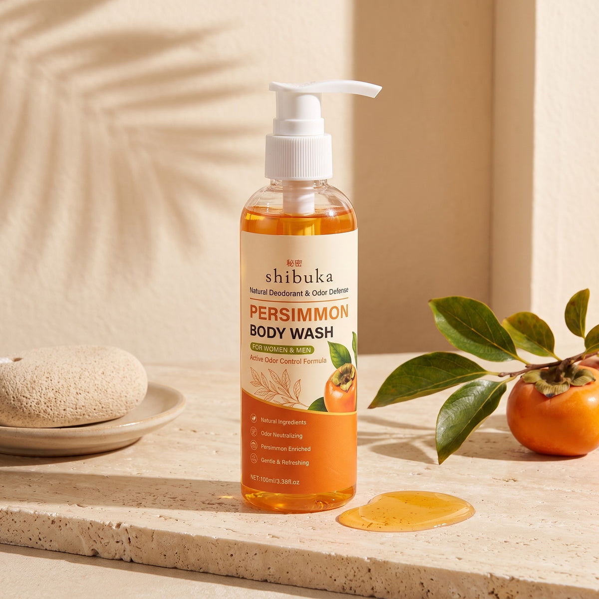 Shibuka Persimmon Body Wash bottle