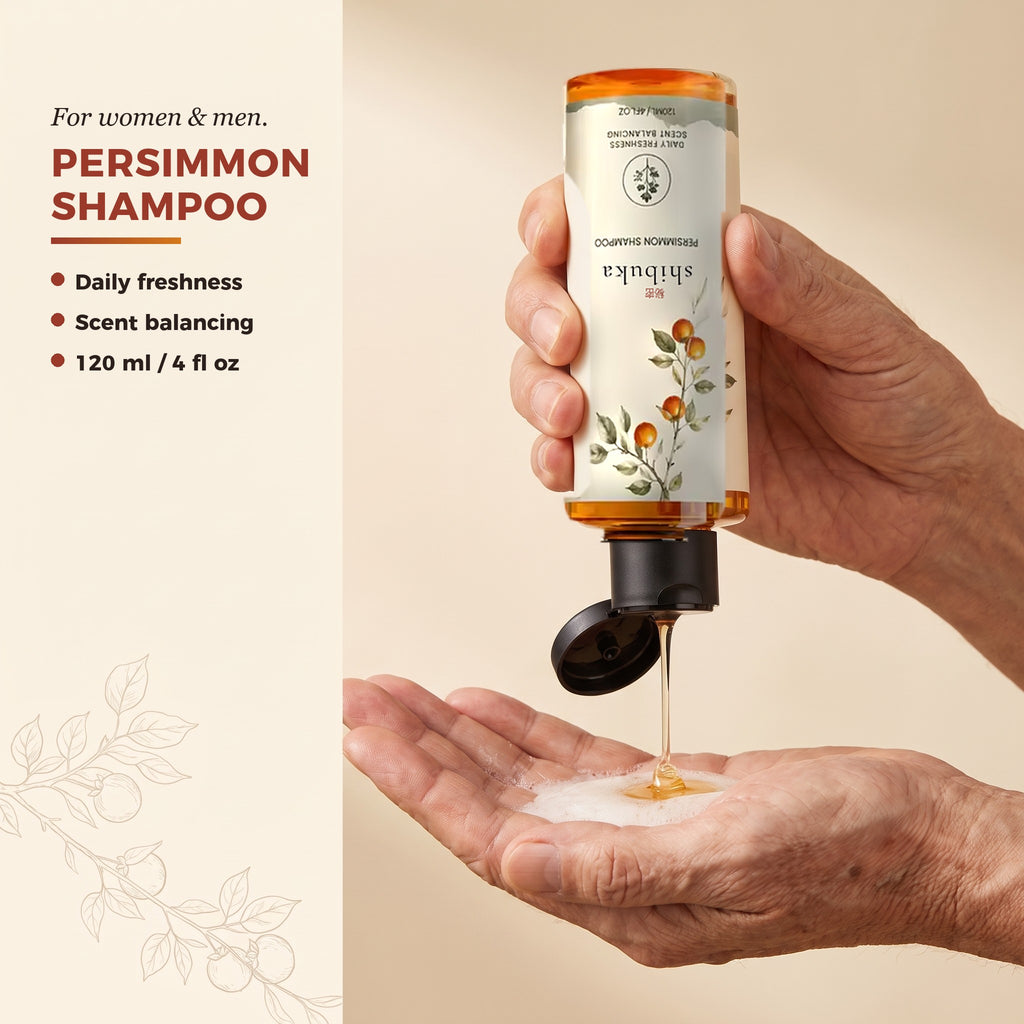 Pouring Persimmon Shampoo