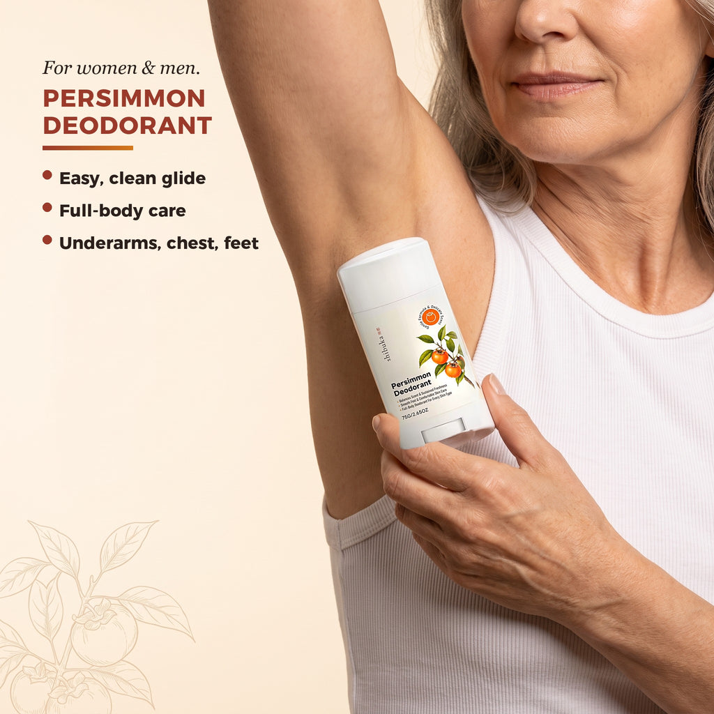 Applying Persimmon Deodorant